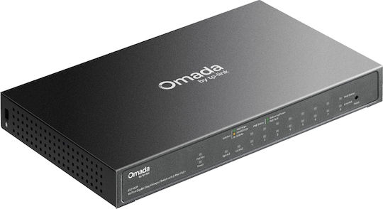 TP-LINK Omada ES210GP Combo v1 Managed L2 PoE+ Switch με 9 Θύρες Gigabit (1Gbps) Ethernet και 1 SFP Θύρα - Image 3