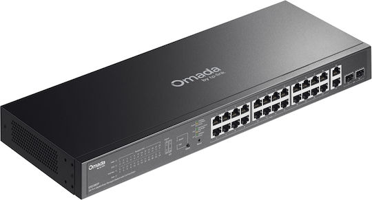 TP-LINK Omada v1 Managed L2 PoE+ Switch με 26 Θύρες Gigabit (1Gbps) Ethernet και 2 SFP Θύρες - Image 3