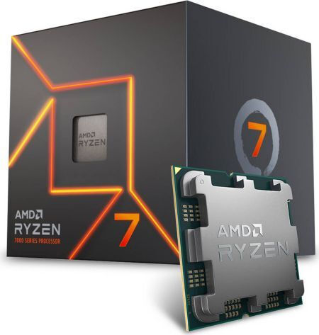 AMD Ryzen 7 7700 (SBX) 3.8GHz Επεξεργαστής 8 Πυρήνων για Socket AM5 σε Κουτί με Ψύκτρα - Image 2