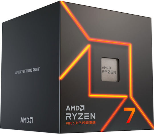 AMD Ryzen 7 7700 (SBX) 3.8GHz Επεξεργαστής 8 Πυρήνων για Socket AM5 σε Κουτί με Ψύκτρα - Image 4