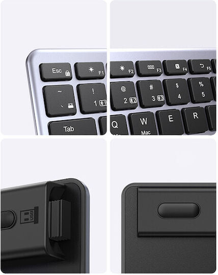 Ugreen KU005 Ασύρματο Bluetooth Πληκτρολόγιο Αγγλικό US - Image 13