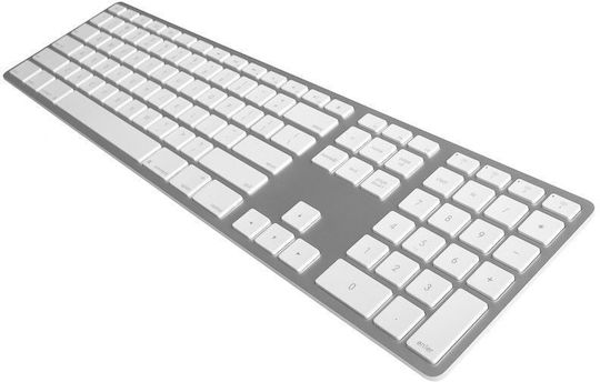 Matias FK418BTLSB-UK Ασύρματο Bluetooth Πληκτρολόγιο Αγγλικό UK Ασημί - Image 2