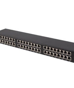 Alternative view of Lanberg Patch Panel Shielded για Rack 1U 19" 48 Θυρών cat6 Μαύρο PPS6-1048-B