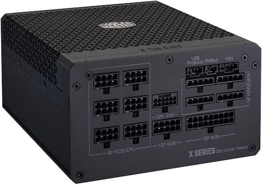 CoolerMaster X Silent Edge 1100W Μαύρο Τροφοδοτικό Υπολογιστή Full Modular 80 Plus Platinum - Image 3