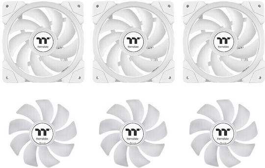 Thermaltake MINECUBE 360 Ultra AIO Υδρόψυξη Επεξεργαστή Τριπλού Ανεμιστήρα 120mm για Socket AM4/AM5/1700/1200/115x με ARGB Φωτισμό Λευκή - Image 6