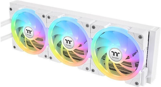 Thermaltake MINECUBE 360 Ultra AIO Υδρόψυξη Επεξεργαστή Τριπλού Ανεμιστήρα 120mm για Socket AM4/AM5/1700/1200/115x με ARGB Φωτισμό Λευκή - Image 5
