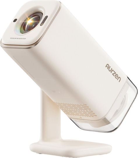Aurzen Boom Air Mini Projector LCD Full HD Λάμπας LED με Wi-Fi και Ενσωματωμένα Ηχεία
