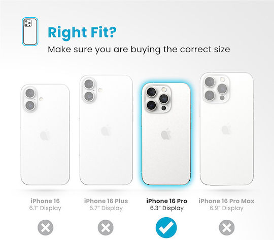 Speck Presidio2 Pro Clicklock Back Cover Πλαστικό Navy Μπλε (iPhone 16 Pro) 150700-3206 - Image 8