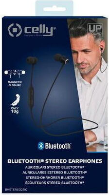 Celly BH Stereo 2 In-ear Bluetooth Handsfree Ακουστικά Μαύρα - Image 4