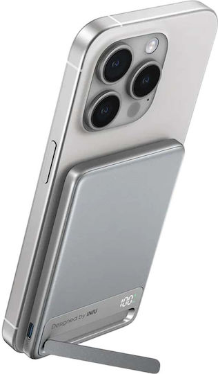 Iniu Power Bank 5000mAh Ασημί - Image 4