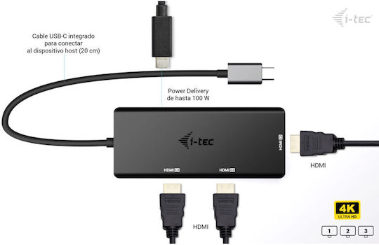 i-tec Μετατροπέας USB-C male σε HDMI female 1τμχ S55313366 - Image 4