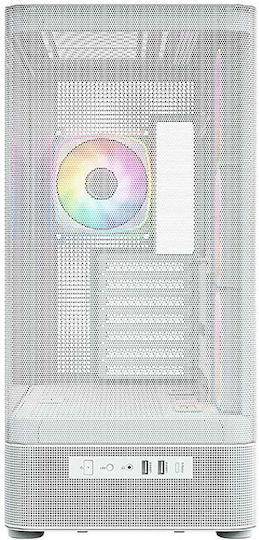 Modecom Volcano AQ400 Gaming Midi Tower Κουτί Υπολογιστή με Πλαϊνό Παράθυρο Λευκό - Image 3