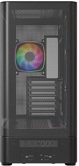 Modecom Volcano AQ400 Gaming Midi Tower Κουτί Υπολογιστή με Πλαϊνό Παράθυρο Μαύρο - Image 3