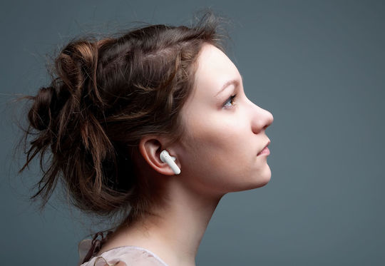 Cellular Line Earbud / In-ear Bluetooth Handsfree Ακουστικά με Θήκη Φόρτισης Χρυσά - Image 2