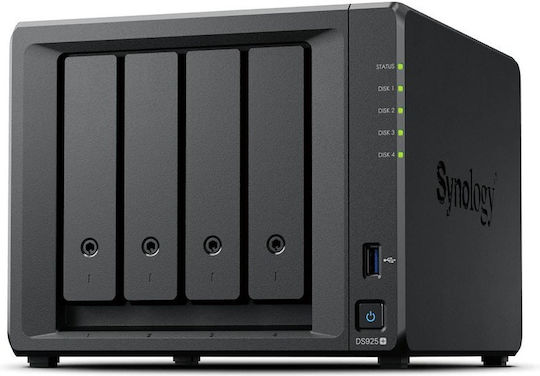 Synology DiskStation DS925+ + -12T-00-2 NAS Tower 12TB HDD/M.2/SSD και 2 θύρες Ethernet - Image 4