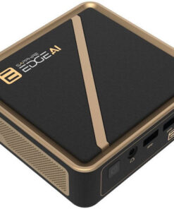 Alternative view of Sapphire Mini Pc Sapphire Edge Ai 340 Amd Ryzen 5 340 2.5 Gigabit 117x111x30mm Black Gold