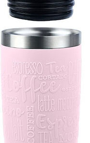 Alternative view of Emsa Handled Tumbler Θερμός Ανοξείδωτο 360ml Light Pink με Καλαμάκι και Λαβή N2020600