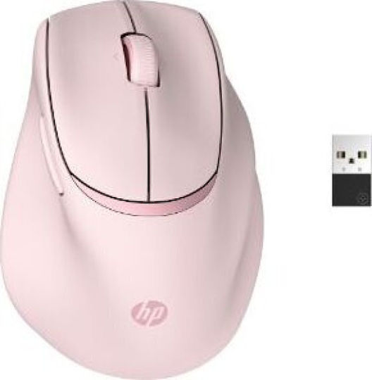 HP 720M Tilt Ασύρματο Εργονομικό Vertical Ποντίκι Ροζ