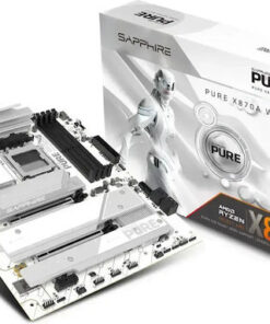 Alternative view of Sapphire PURE X870A Wi-Fi Motherboard ATX με AMD AM5 Socket 52122-02-40G