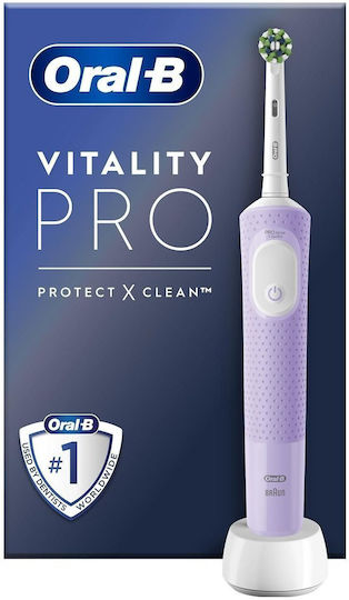 Oral-B D103 Ηλεκτρική Οδοντόβουρτσα Λιλά - Image 2