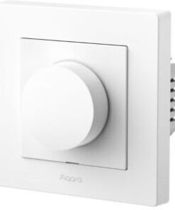 Aqara Χωνευτός Διακόπτης Dimmer με Πλαίσιο Universal Περιστροφικός 300W σε Λευκό Χρώμα H2DIM-W