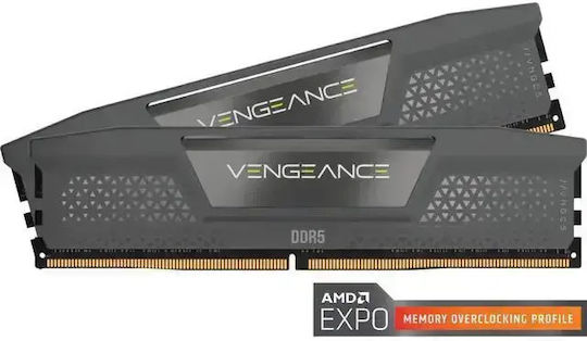 Corsair Vengeance DDR5 96GB RAM με 2x48GB Modules και Ταχύτητα 6000 για Desktop CMK96GX5M2E6000Z36 - Image 3
