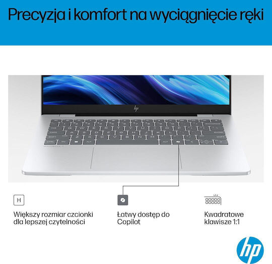 HP OmniBook 7 AI 14-fr0003nw 14" OLED FHD+ (Ultra 5-225U/16GB/512GB SSD/W11 Pro) (US Keyboard) - Image 6