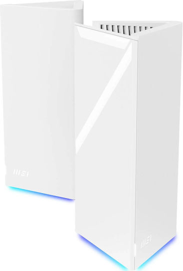 MSI Roamii BE PRO WiFi Mesh Network Access Point Wi‑Fi 7 Tri Band (2.4 & 5 & 6GHz) σε Διπλό Kit - Image 2