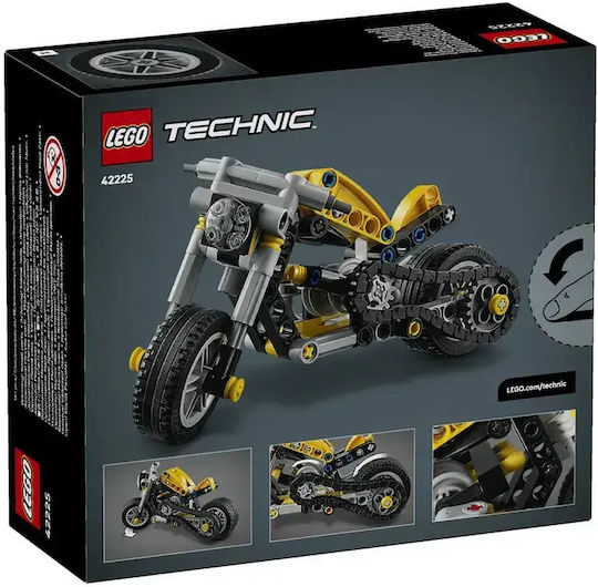 LEGO Technic Yellow Motorbike για 7+ Ετών 151τμχ 42225 - Image 2