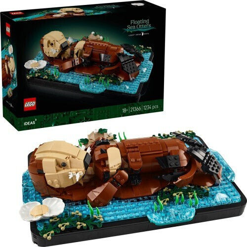 LEGO Ideas Floating Sea Otters για 18+ Ετών 1234τμχ 21366 - Image 2