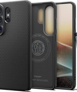 Alternative view of Spigen Liquid Air Mag Back Cover Σιλικόνης Μαύρο (Galaxy S26 Ultra) ACS10674