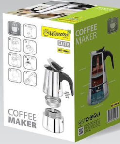 Alternative view of Maestro Μπρίκι Espresso 6cups Inox Μαύρο MR-1660-6