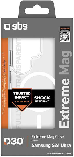 Sbs Extreme D30 Case Samsung Galaxy S26 Ultra Compatible Magsafe Transparent - Image 2