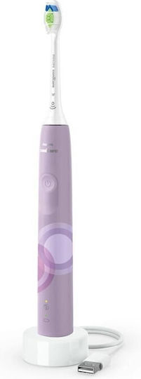 Philips Sonicare Ηλεκτρική Οδοντόβουρτσα με Αισθητήρα Πίεσης και Θήκη Ταξιδίου Μωβ - Image 2