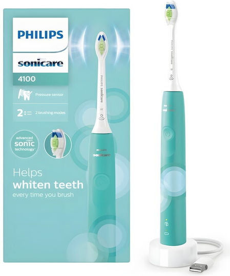 Philips Sonicare Ηλεκτρική Οδοντόβουρτσα με Αισθητήρα Πίεσης και Θήκη Ταξιδίου Πράσινη - Image 5