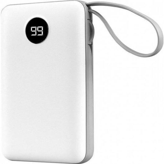 S-Link P102 Power Bank 10000mAh με Θύρα USB-A Λευκό - Image 2