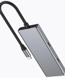 Alternative view of Gembird USB 3.2 Hub 4 Θυρών με σύνδεση USB-C Ασημί UHB-CM-U310-A2C2-01