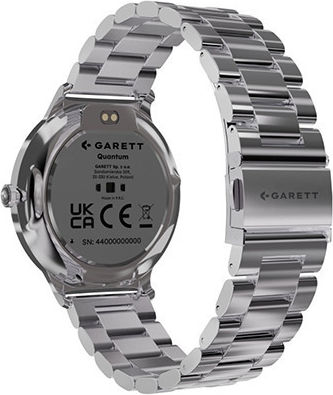 Garett Quantum 43mm Smartwatch με Παλμογράφο (Ασημί) - Image 3