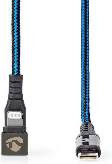 Usb Type C Lightning Sync Charging Cable 180 1m Nedis - Image 2