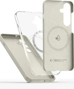 Alternative view of Tech-Protect Back Cover Σιλικόνης Μπεζ (Galaxy S26)