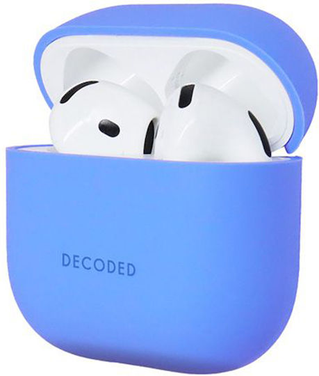 Decoded Aircase Θήκη Σιλικόνης σε Μπλε χρώμα για Apple AirPods 4 - Image 5