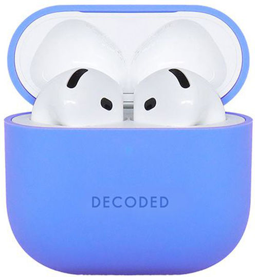 Decoded Aircase Θήκη Σιλικόνης σε Μπλε χρώμα για Apple AirPods 4 - Image 4