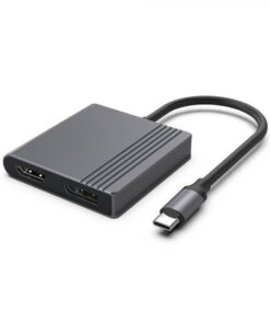 Cablexpert USB-C Docking Station με HDMI 4K PD και σύνδεση 2 Οθονών Μαύρο (A-CM-HDMIFDPF-01)