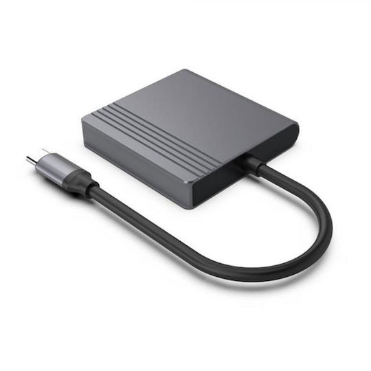 Cablexpert USB-C Docking Station με HDMI 4K PD και σύνδεση 2 Οθονών Μαύρο (A-CM-HDMIFDPF-01) - Image 3