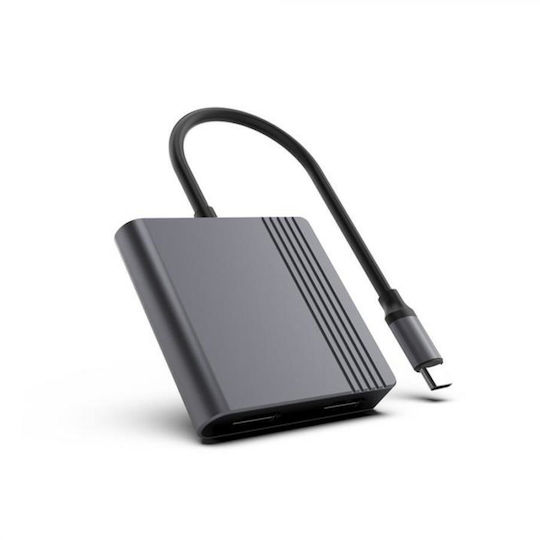Cablexpert USB-C Docking Station με HDMI 4K PD και σύνδεση 2 Οθονών Μαύρο (A-CM-HDMIFDPF-01) - Image 5