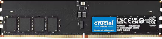 Crucial DDR5 με Module 1x64GB και Ταχύτητα 6400 για Desktop CT64G64C52CU5