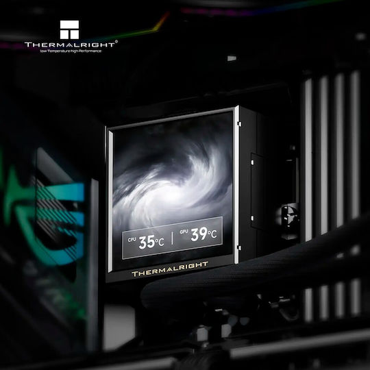 Thermalright Peerless Vision Υδρόψυξη Επεξεργαστή Τριπλού Ανεμιστήρα 120mm για Socket AM4/AM5/1700/1200/115x με ARGB Φωτισμό - Image 2
