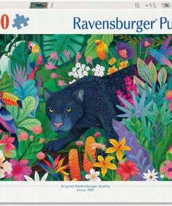 Παιδικό Puzzle Panther In The Blooming Jungle Ravensburger