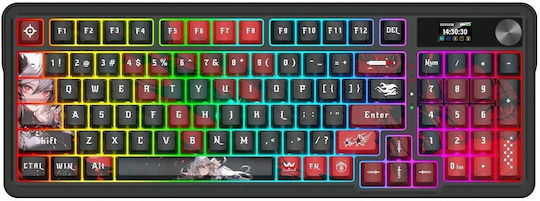Redragon ARTEMIS PRO Ασύρματο Gaming Μηχανικό Πληκτρολόγιο με RGB φωτισμό (Αγγλικό US) - Image 2
