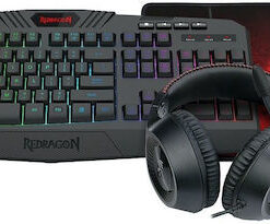 Alternative view of Redragon Σετ Gaming Μηχανικό Πληκτρολόγιο με RGB φωτισμό & Ποντίκι (Αγγλικό US)